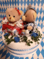 Preview: Bayrische Hochzeit  Handtuchtorte Geldgeschenk
